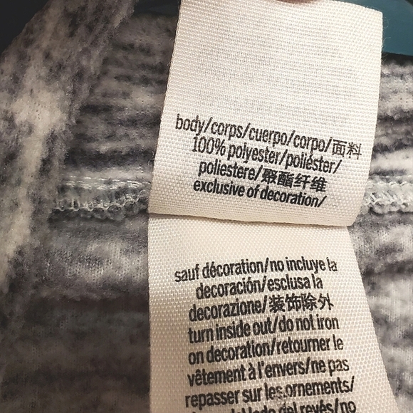 PINK VICTORIA'S SECRET CROP HALF ZIP PULLOVER SWEATSHIRT GRAY WOMENS XSMALL - Picture 6 of 8